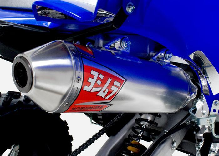 Yoshimura RS-2 Signature Stainless Full Exhaust System w/Aluminum Sleeve/Stainless End Cap for Yamaha Raptor 700/R 06-14