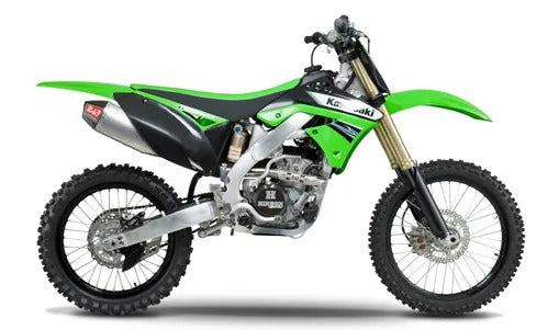 Yoshimura RS-4D Titanium Full Exhaust System w/Titanium Sleeve/Carbon End Cap for Kawasaki KX450F 09-15