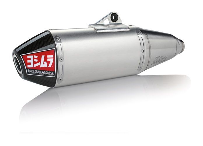 Yoshimura RS-4 Signature Stainless Full Exhaust System w/Aluminum Sleeve/Carbon End Cap for KTM 250 SX-F 11-12/250 XC-F 2012