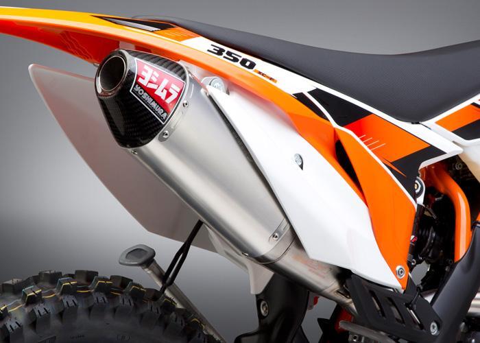 Yoshimura RS-4 Signature Stainless Full Exhaust System w/Aluminum Sleeve/Carbon End Cap for KTM 350 SX-F 13-15/XC-F 14-15