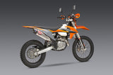 Yoshimura RS-12 Enduro Stainless Full Exhaust System w/Aluminum Sleeve/Carbon End Cap for KTM 500 EXC-F