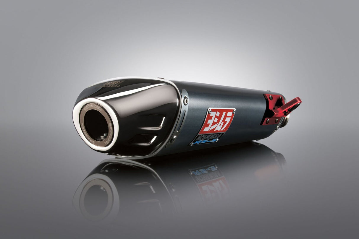 Yoshimura RS-5 Signature Stainless Full Exhaust System w/Aluminum Sleeve/Stainless End Cap for Suzuki LT-R450 06-10