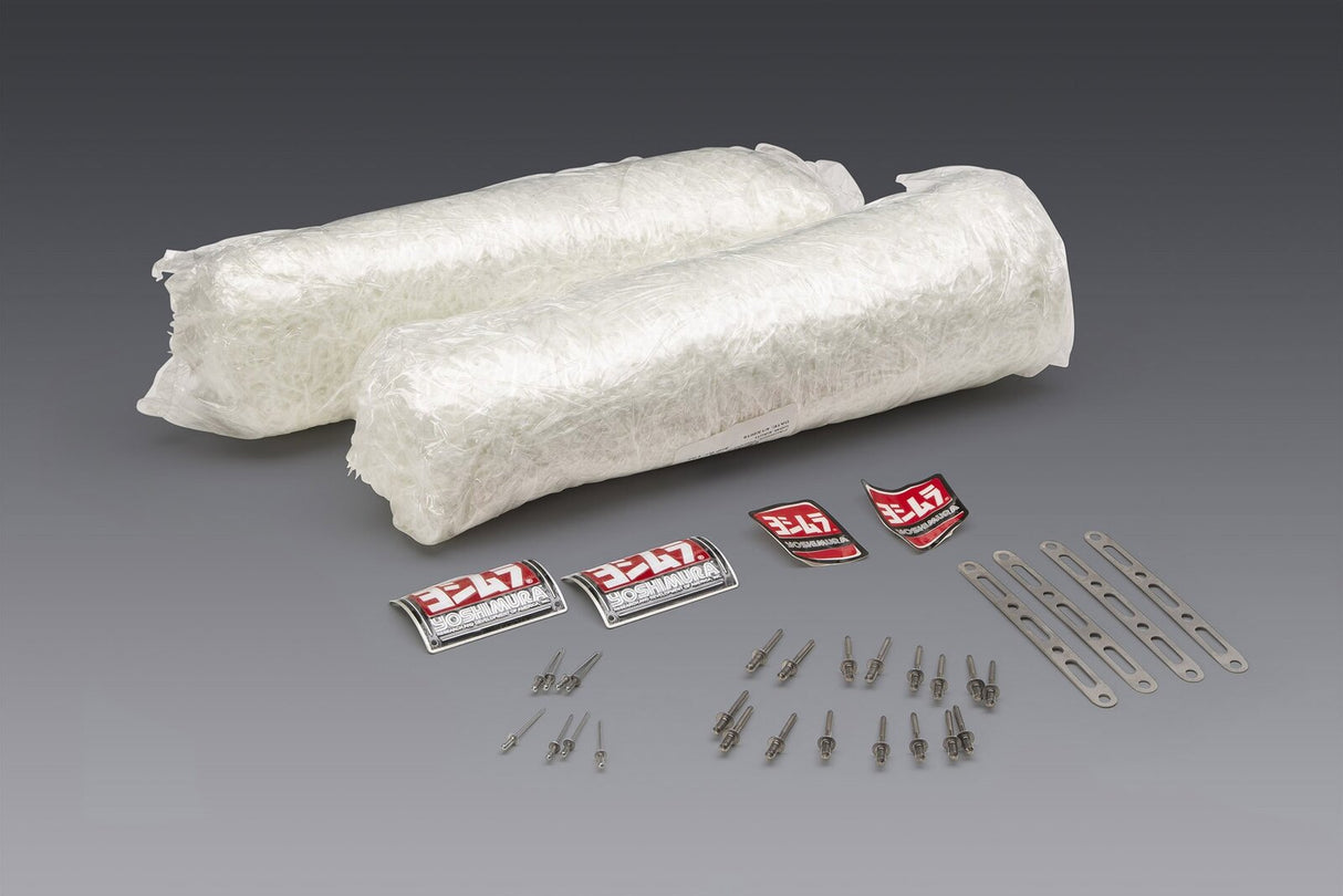 Yoshimura YO-REPACK-RS9D-P27 Premium Muffler Repack Kit for RS-9 Dual Mufflers (500G)