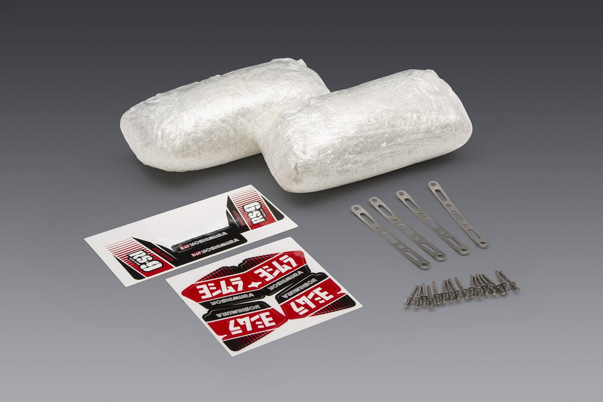 Yoshimura YO-REPACK-RS9T-P10 Premium Muffler Repack Kit for RS-9T Dual Mufflers (450G)