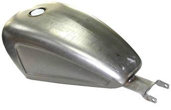 Zodiac Z012920 Peanut Style 3.3Gal Indented Gas Tank w/Screw Bung for Sportster EFI 07-17 Models