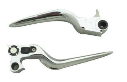 Zodiac Z053324 LSR Lever Set Chrome for Big Twin 96-15