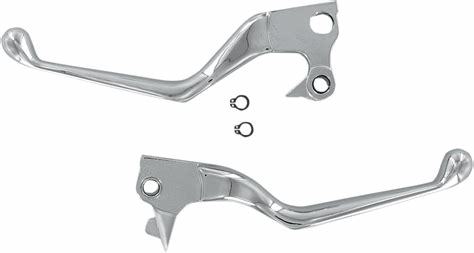 Zodiac Z053501 Ergo Brake & Clutch Lever Set Chrome for Sportster XL/XR 04-13