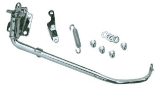 Zodiac Z055023 Kickstand Kit Chrome for Big Twin 36-86 w/Stock Length/Softail 84-88