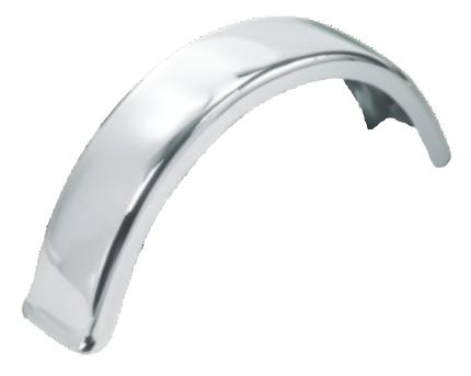 Zodiac Z090068 Bobbed 6" Wide Flat Fender Raw w/Short Side (42" Long x 6" Wide)