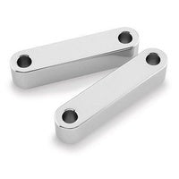 Zodiac Z090623 Front Fender Spacers Chrome (3/4" High x 3 1/2" Wide x 3/4" Thick)