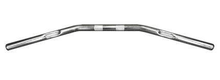 Zodiac Z096169 Drag Bar 29" Wide x 4 1/4" Pull Back Handlebar Chrome w/Dimples Knurled for H-D 82-Up