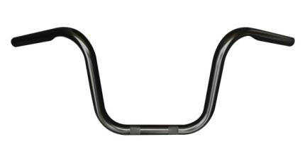 Zodiac Z096348 Ape Hanger 9 1/2" Handlebar Black w/Dimples Knurled