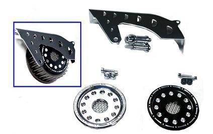 Zodiac Z105061 Front Pulley or Sprocket Guard Chrome for Sportster XL 04-22