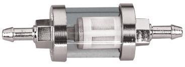 Zodiac Z120101 See-Through Short Fuel Filter Chrome for 5/16" Fuel Line