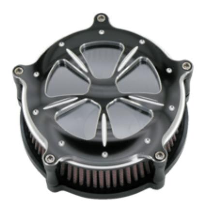 Zodiac Z120457 Panorama Deep-Throat Air Cleaner Kit Black w/Clear Accents