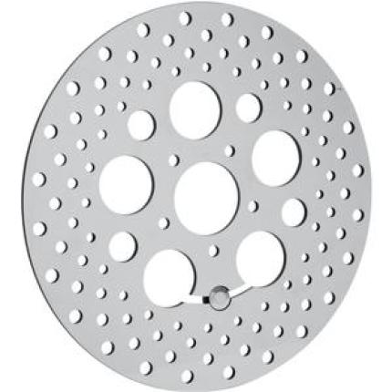 Zodiac Z144647 Drilled Front 11 1/2" x 2 7/32" Disc Rotor for Softail 00-14/Touring 00-07/Dyna 00-05/Sportster 00-13