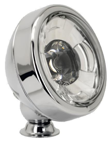 Zodiac Z160019 LED 4 1/4" High-Output Driving Light Chrome (Each)