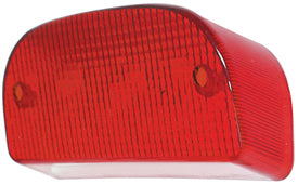 Zodiac Z160316 Replacement Tail Light Lens for Fat Bob FXDF 08-17