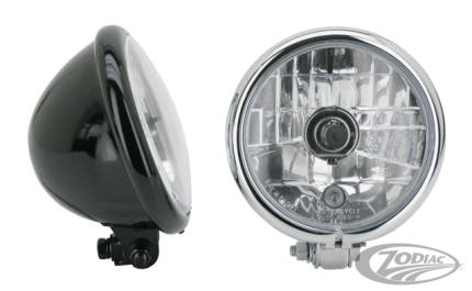 Zodiac Z160874 5 3/4" Bottom Mount Headlight Chrome