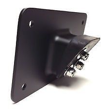 Zodiac Z161307 Pyramid Style Laydown Licence Plate Mount Black