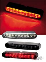 Zodiac Z161701 Custom LED Tail Light w/Turn Signal Black w/Smoke Lens & Amber LEDs