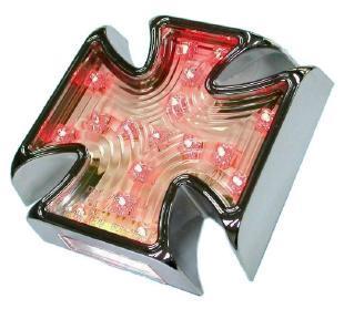 Zodiac Z162516 Maltese Style LED Tail Light w/Clear Lens