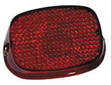 Zodiac Z165037 1973 Style Tail Light Acrylic Lens for all H-D 73-99 Models