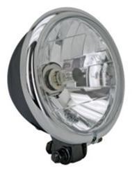 Zodiac Z165402 Classic 5.75" Inch Bezel Headlight Black & Chrome EU Approved