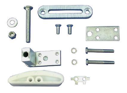 Zodiac Z210033 Primary Chain Adjuster Kit w/Anchor Plate for Big Twin 65-00 4 Speed & 5 Speed