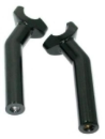 Zodiac Z241607 Custom 5.5" Pullback Risers Black (Pair)