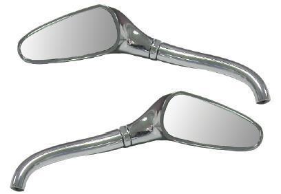 Zodiac Z270029 Contour Style Mirror Set Chrome (Pair)