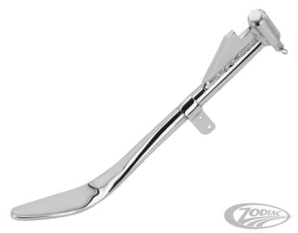 Zodiac Z291269 Kickstand Leg Chrome for XL Hugger 92-03/all Sportster 89-03 Models w/Lowered Suspension