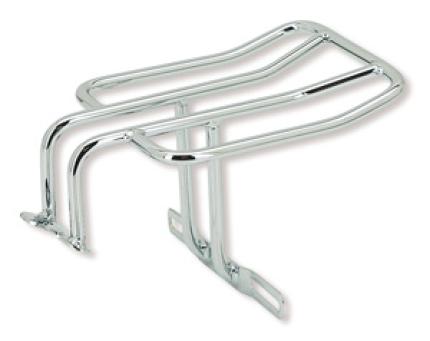 Zodiac Z301108 Rear Luggage Rack Chrome for Sportster 04-10 w/Stock Rear Fender Fitment