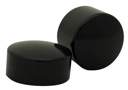 Zodiac Z302733 Rear Axle Covers Black FXST/FLST 00-07 - CC1I