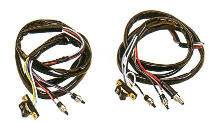 Zodiac Z370107 Handlebar Wiring & Switch Kit w/Chrome Lettered Switches for Big Twin/Sportster 72-81 Models