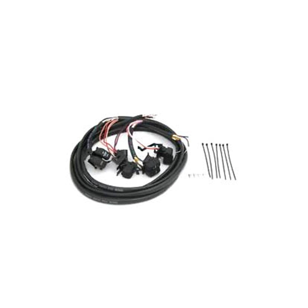 Zodiac Z370300 Handlebar Wiring Harness Kit w/Black Switches for Big Twin/Sportster 96-06