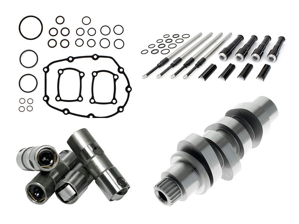 Zippers Z413-824-KIT-BLK Z-Factor Red Shift 534 Performance Cam Kit w/Black Pushrods for Harley-Davidson Gen 2 Touring 24-Up/Softail 25-Up/Street Glide/Road Glide/CVO Road Glide ST 24-Up Models