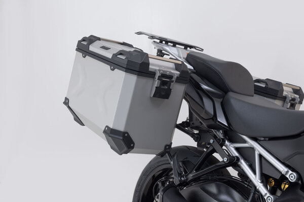 SW-Motech SW-ADV0560175000-S TRAX ADV Silver Adventure Luggage Set for Suzuki GSX-S1000GX 23-Up