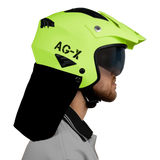 RXT AG-X Solid Gloss Fluro Yellow Helmet