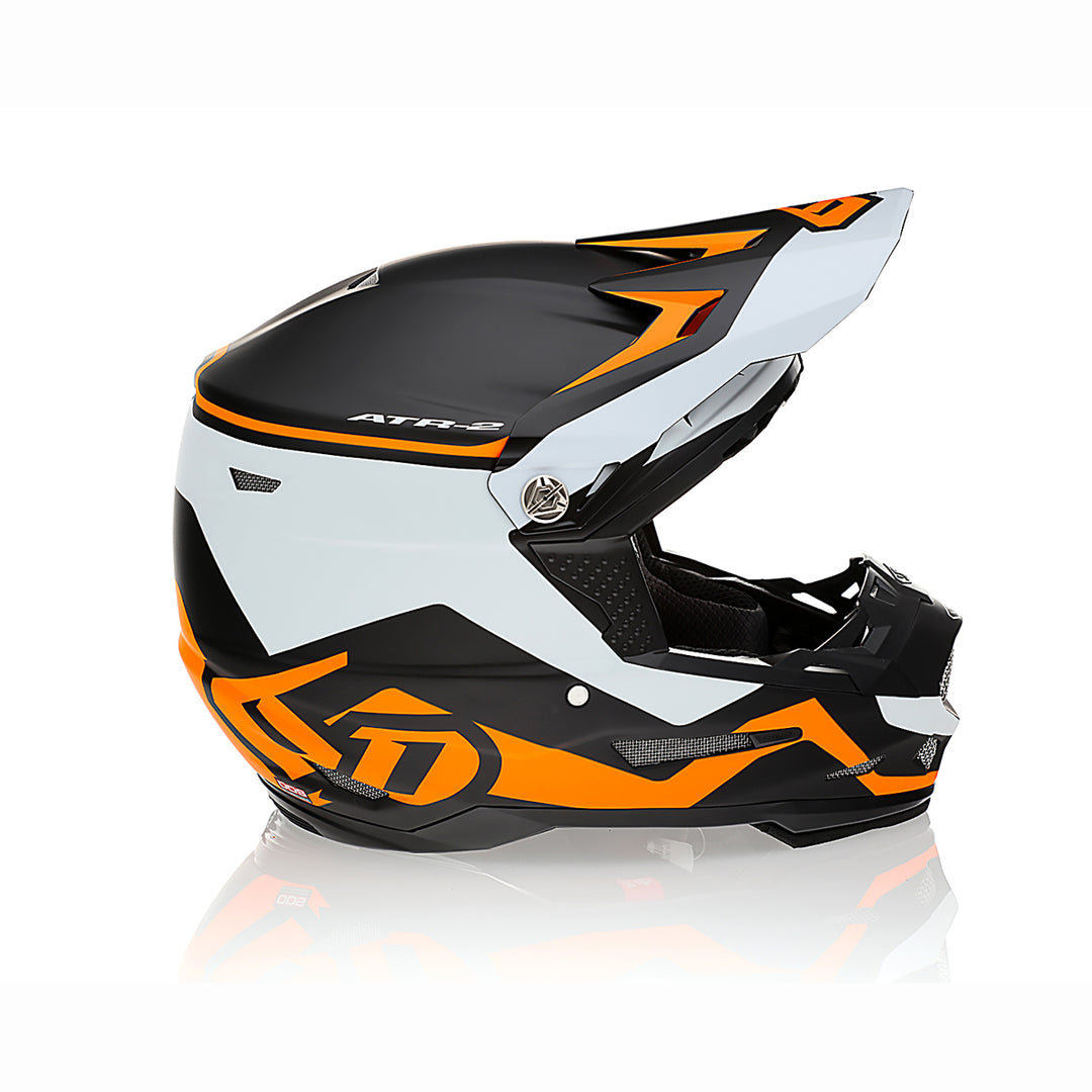 6D ATR-2 Drive Neon Orange Helmet