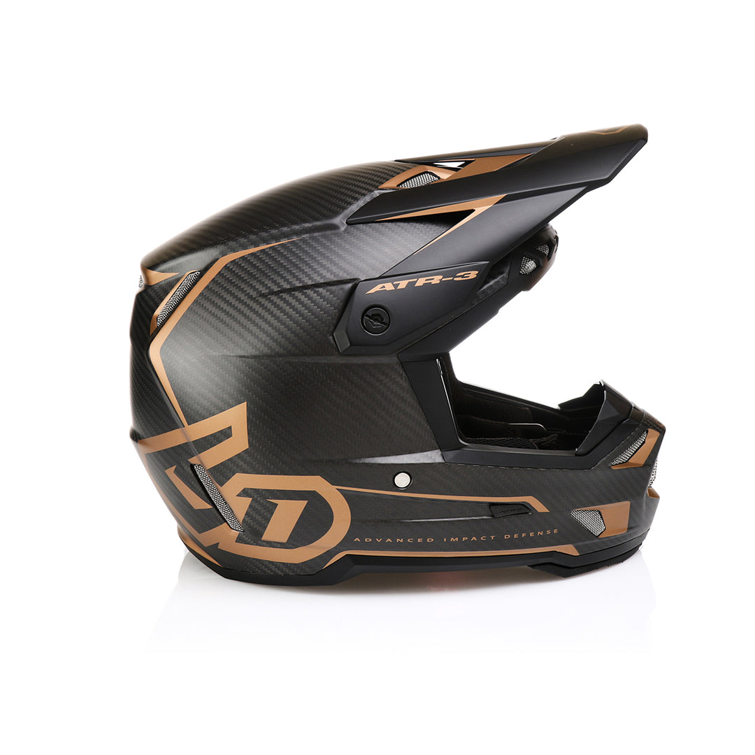 6D ATR-3 Nova Matte Bronze Carbon Helmet