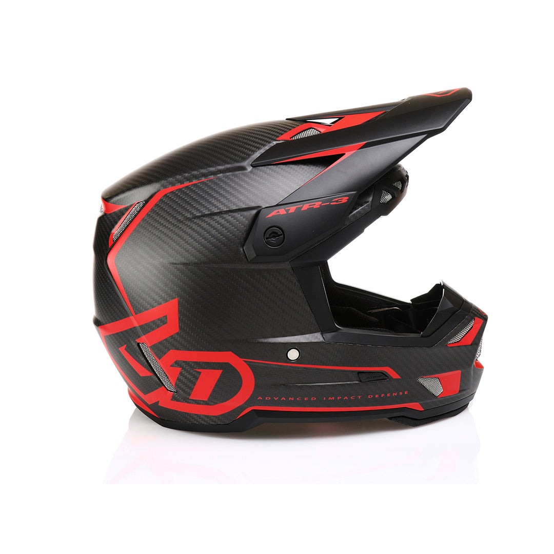 6D ATR-3 Nova Matte Red Carbon Helmet