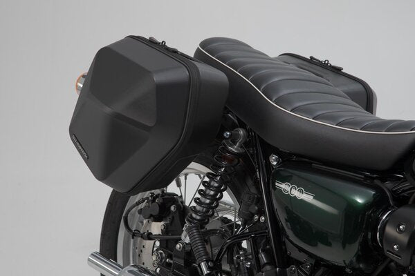 SW-Motech SW-BCHTA0893330000-B URBAN ABS Black Side Case System for Kawasaki W800 18-Up