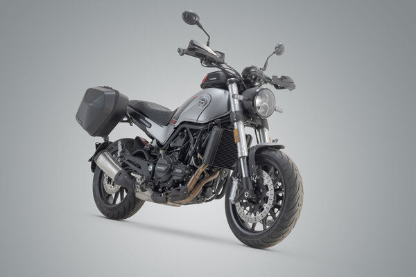 SW-Motech SW-BCHTA1905630000-B URBAN ABS Black Side Case System for Benelli Leoncino 500 17-Up/Leoncino 500 Trail 18-Up