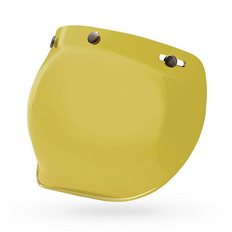 Bell 3 Snap Hi-Def Yellow Bubble Visor for Custom 500 Helmets