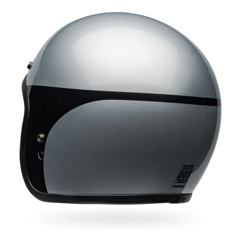 Bell Custom 500 Chassis Gloss Silver/Black Helmet