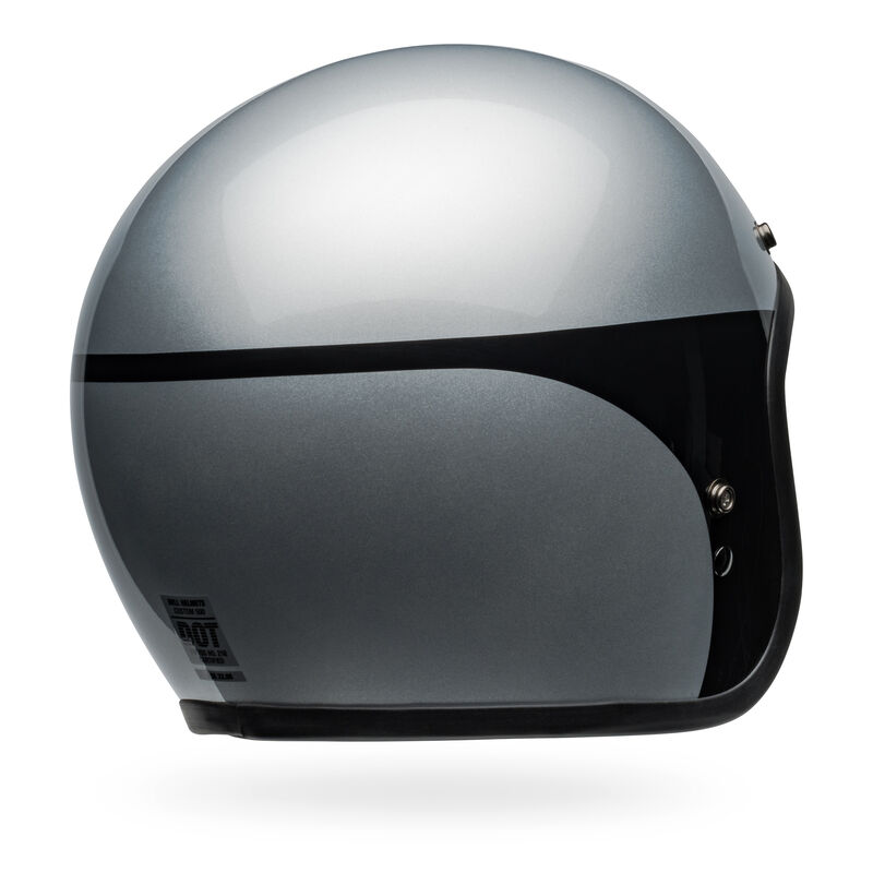 Bell Custom 500 Chassis Gloss Silver/Black Helmet