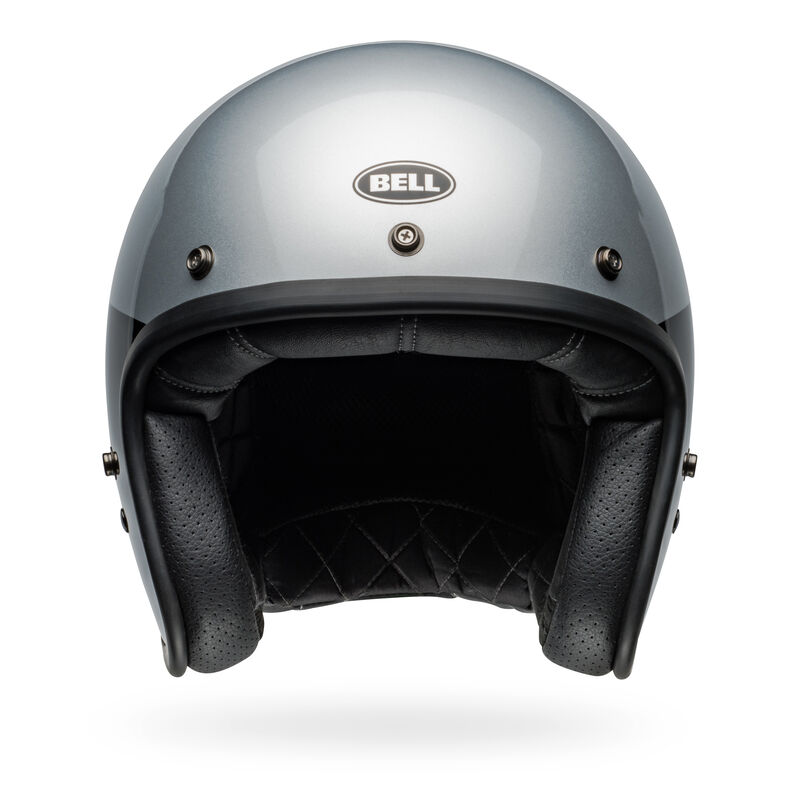 Bell Custom 500 Chassis Gloss Silver/Black Helmet