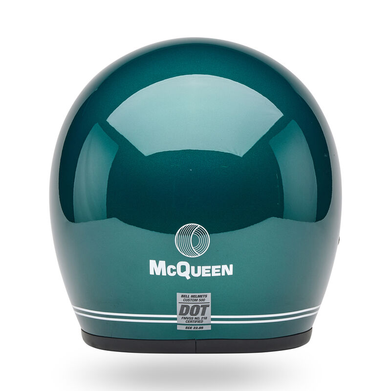 Bell Custom 500 Steve McQueen Riverside Metallic Green Helmet