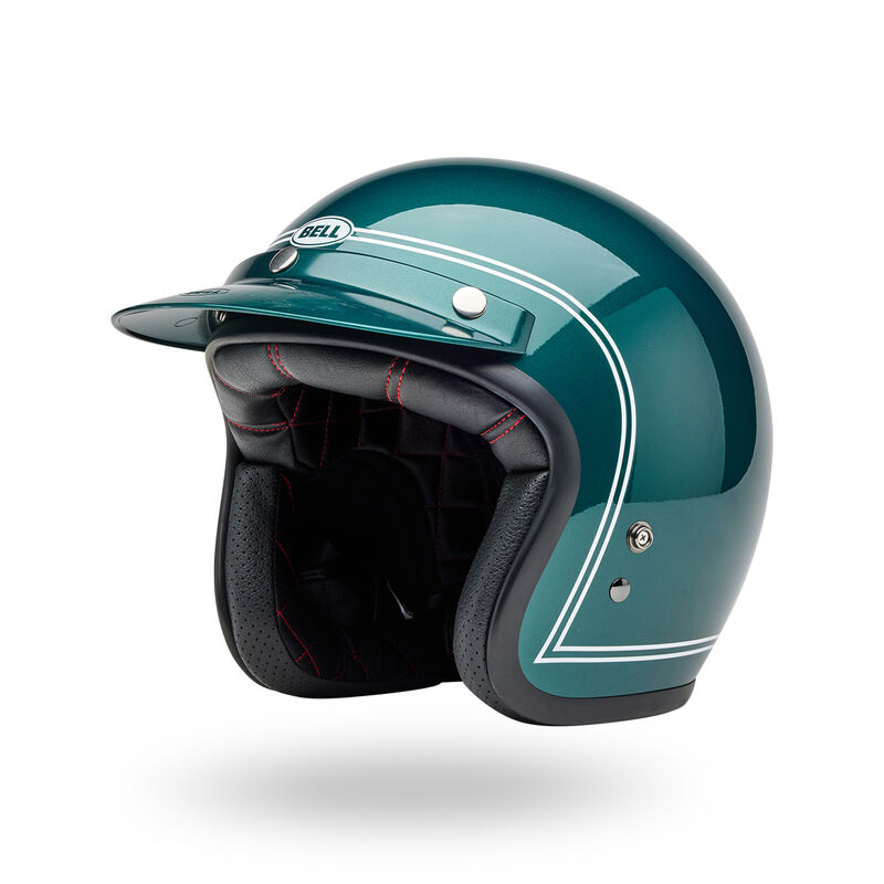 Bell Custom 500 Steve McQueen Riverside Metallic Green Helmet